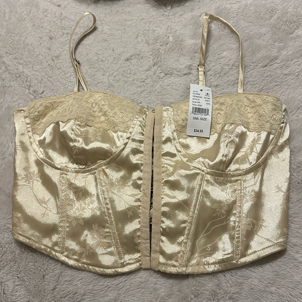 Cream Corset top